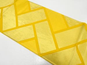 アンティーク　桧垣模様織り出し袋帯（材料）